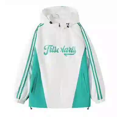 三体  文明水滴圣母眼泪系列 基础款字母印花连帽  防水防风冲锋衣 男女同款