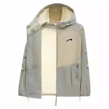 贵人鸟 纯色防紫外线休闲薄款连帽防晒服 男女同款