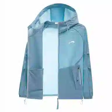 贵人鸟 纯色防紫外线休闲薄款连帽防晒服 男女同款