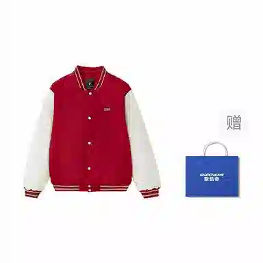 Skechers 2025 New Year Snake Series Red Bomber Jacket