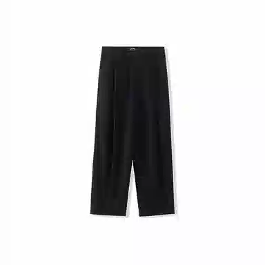 我是大卫 纯色简约宽松直筒休闲裤 男女同款