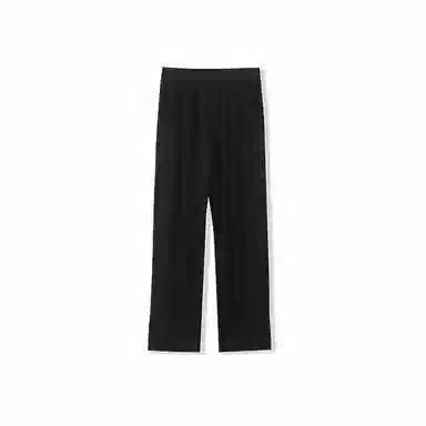 我是大卫 纯色港风拖地垂感直筒中腰休闲裤 男女同款