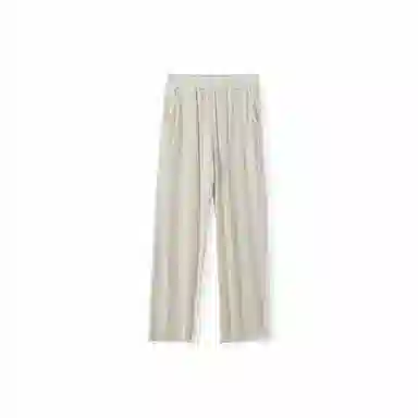 我是大卫 纯色港风拖地垂感直筒中腰休闲裤 男女同款