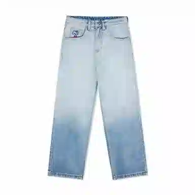 MIND ERROR Denim Gradient White Blue