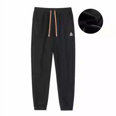 星际者 基础款宽松简约抽绳灯芯绒束脚时尚潮流针织运动裤 男女同款