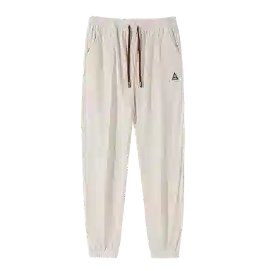 星际者 基础款宽松简约抽绳灯芯绒束脚时尚潮流针织运动裤 男女同款