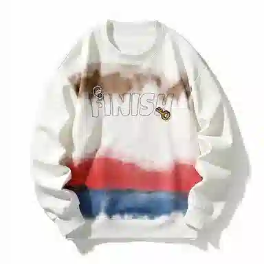 极限涡轮 美式字母厚款通勤百搭时尚卫衣 男女同款