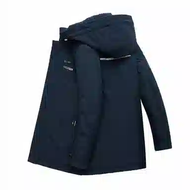 金盾 加厚保暖可拆卸内胆休闲棉服 男款