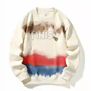 极限涡轮 美式字母厚款通勤百搭时尚卫衣 男女同款