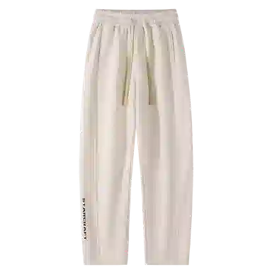 星际者 基础款字母简约时尚宽松休闲针织运动裤 通用