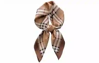 优幽兰 轻奢风高级感格子格纹方巾时尚百搭复古洋气小领巾搭配衬衫职业护颈饰围脖子空姐薄围巾显气质 丝巾 女款