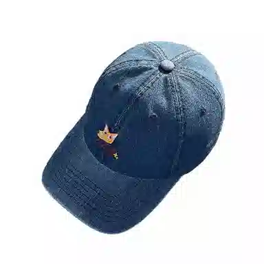 杨同学 可爱小狐狸 棉 鸭舌帽 男女同款情侣款