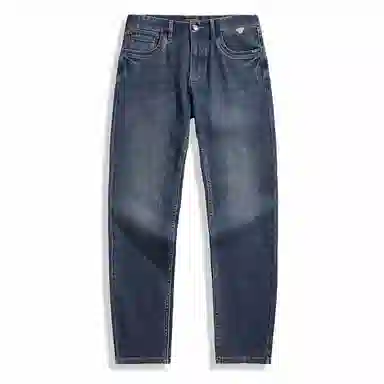 PEACEBIRD MEN Vintage Straight Wash Denim Jeans