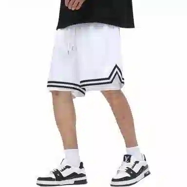 物质公式 美式复古街头风冰丝透气网孔设计自带内衬防走光柔软舒适痞帅炸街百搭篮球裤 男女同款