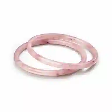 六桂福 福韵金 荆棘玫瑰 精致轻奢时尚优雅气质 小清新简约小众高级感设计 琉璃 手镯 女款