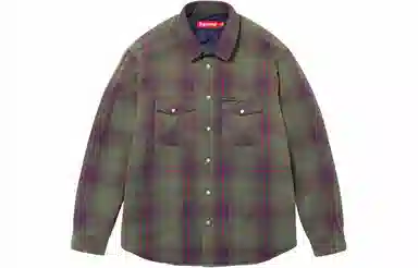 Supreme Quilted Flannel Snap Shirt