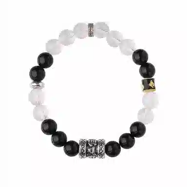 布达拉宫 【招财】新中式财运亨通净化负能量静心诸事顺遂转运珠#好运 白水晶 手串 男女同款情侣款