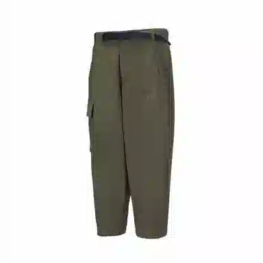 中国李宁 大地无痕 纯色直筒休闲裤 男款 深橄榄绿