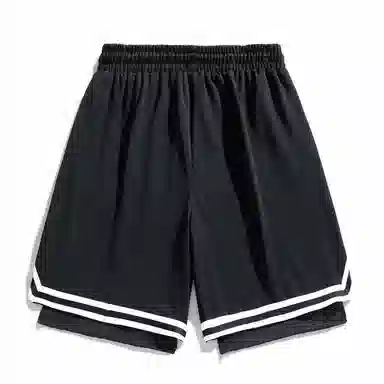 物质公式 美式复古街头风冰丝透气网孔设计自带内衬防走光柔软舒适痞帅炸街百搭篮球裤 男女同款