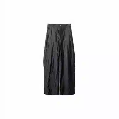 Huànxiàngzhě Original Design Black Wide-Leg Pants