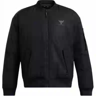 Under Armour Project Rock Woven Training Jacket Black