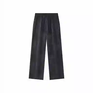 双星八特 扎染脏脏裤宽松直筒美式运动裤子高街长裤休闲裤 男女同款