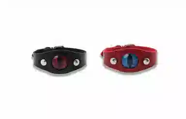 大唐国鼎 火焰魔瞳小众时尚简约设计潮酷个性小众高级感森系高级感本命年财运 好运 皮革 手环 男女同款情侣款