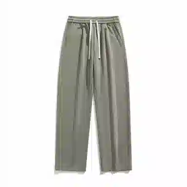 双星八特 潮牌复古简约纯色直筒垂感长裤街头宽松百搭运动卫裤休闲裤 男女同款