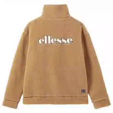 ellesse Teddy Fleece Jacket Deep Khaki