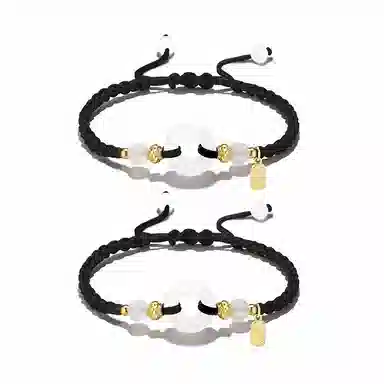 【锁住平安，扣住幸福】 饰伴 新中式转运国风开运顺遂编织绳 好运 合金 手绳 男女同款情侣款