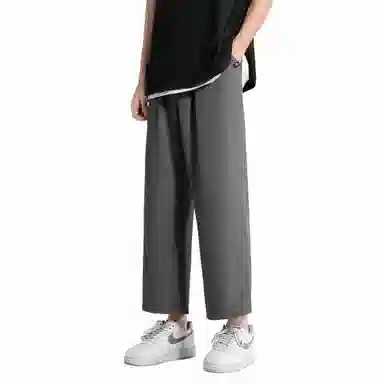 王者荣耀 孙悟空地狱火款 美式复古冰丝超薄运动九分长裤舒适透气舒适百搭直筒垂感薄款宽松九分休闲裤 男女同款