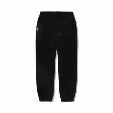 中国李宁 重燃系列 束脚宽松系带针织运动裤 男款 黑色