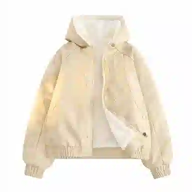 ROBINHOOD Hooded Leather Jacket