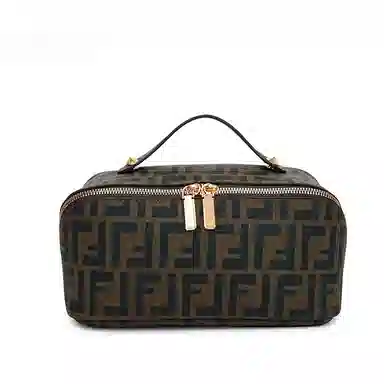 馨枕居 手提高级感字母印花化妆包