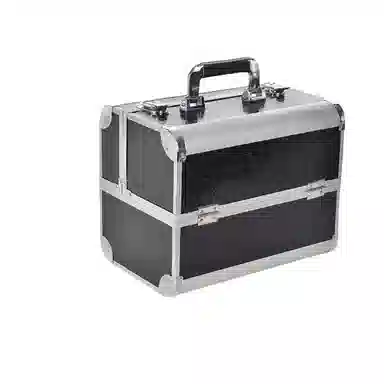 馨枕居 铝合金双层大容量化妆工具箱