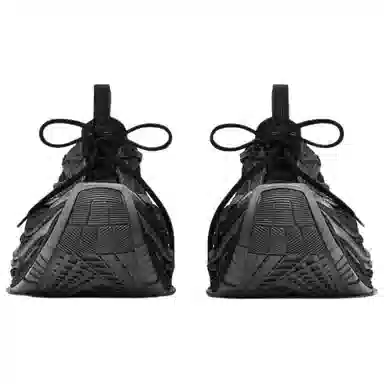 Balenciaga Platform Reduced Low Top Sneakers Black Grey