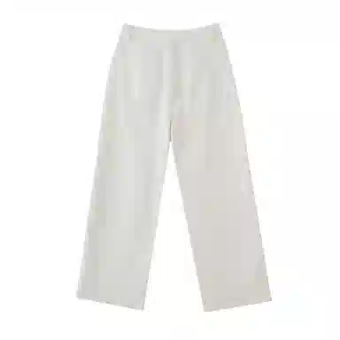 柳絮自制 高阶九分长《时光搁浅》宽松显瘦直筒牛仔裤 女款 浅色