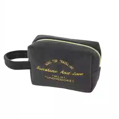 馨枕居 经典糖果色丝绒手提大容量便携八角化妆包