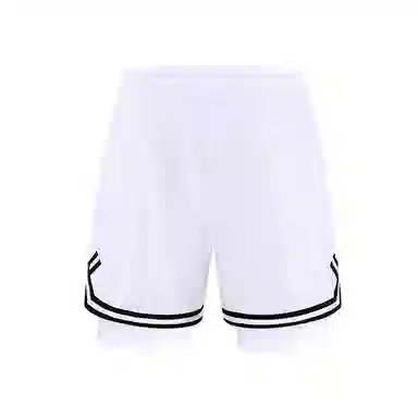 特色玫瑰蛇纹拼花透气速干凉感宽松篮球训练五分假两件裤运动短裤 男女同款