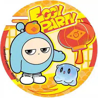 卡游 蛋仔派对马口铁新春系列周边谷子挂件胸章吧唧  徽章