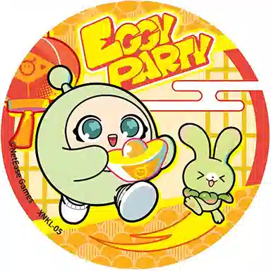 卡游 蛋仔派对马口铁新春系列周边谷子挂件胸章吧唧  徽章