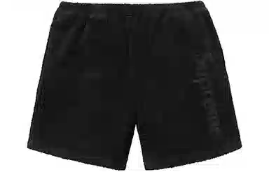 Supreme Terry Logo Short Black
