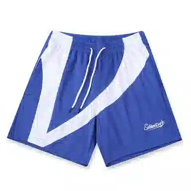 美式户外运动训练宽松透气刺绣字母休闲舒适跑步装备篮球裤 男女同款