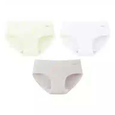 二三二三 裸感亲肤抑菌防夹臀舒适短裤高弹无痕透气三角裤优雅时尚简约内裤 女款 组合装