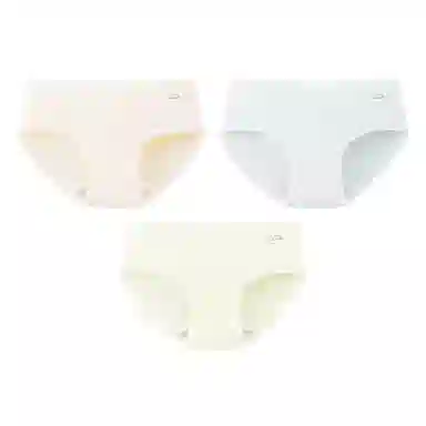 二三二三 裸感亲肤抑菌防夹臀舒适短裤高弹无痕透气三角裤优雅时尚简约内裤 女款 组合装