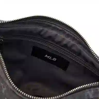 MLB Denim Shoulder Bag Grey