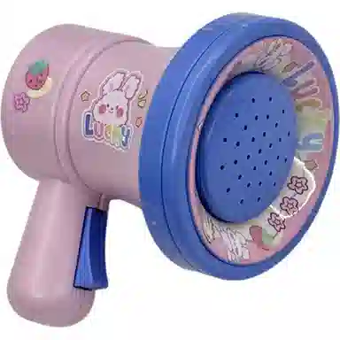 柔尔熊 可爱卡通小喇叭可发声可录音可玩性高  谷圈挂件