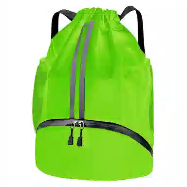 维多利亚旅行者 篮球包大容量收纳抽绳 双肩包 男女 干湿分离束口袋健身包  多色