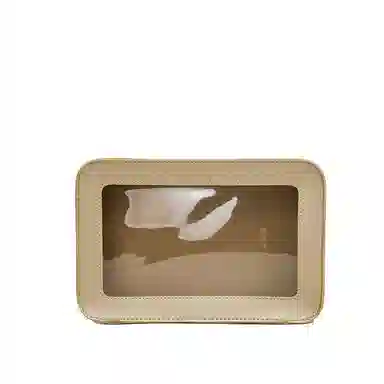 馨枕居 白色简约时尚透明化妆包 高级