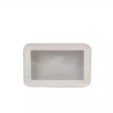 馨枕居 白色简约时尚透明化妆包 高级